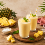 Smoothie Ananas Vanille Yaourt : Recette Fraîche, Onctueuse et Facile