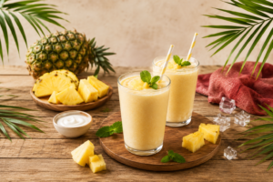 Smoothie Ananas Vanille Yaourt : Recette Fraîche, Onctueuse et Facile