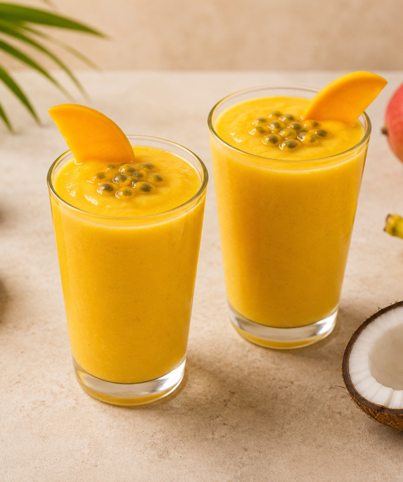 Smoothie Mangue Passion : Recette Exotique, Fraîche et Onctueuse