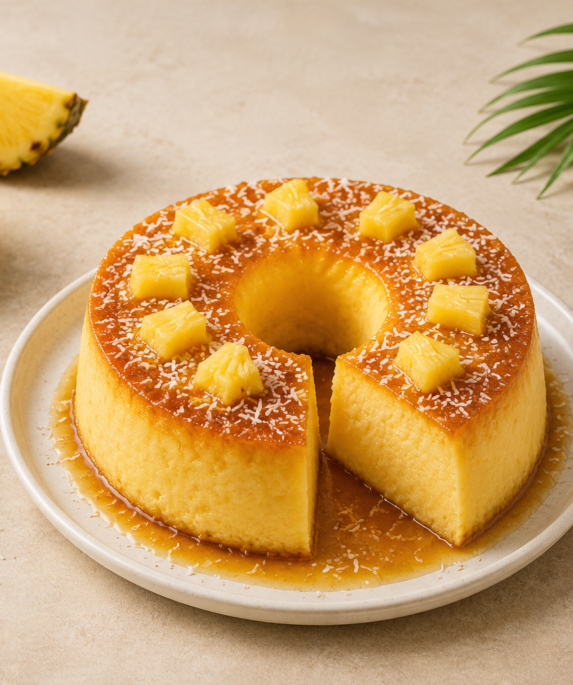 Flan Ananas Coco Crémeux : Recette Exotique Facile et Fondante