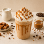 frappuccino maison caramel café